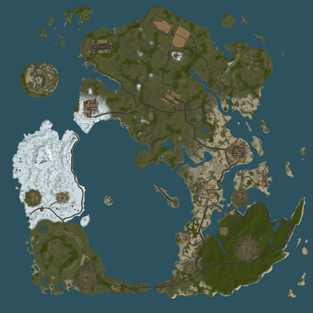 2D terrain preview of 