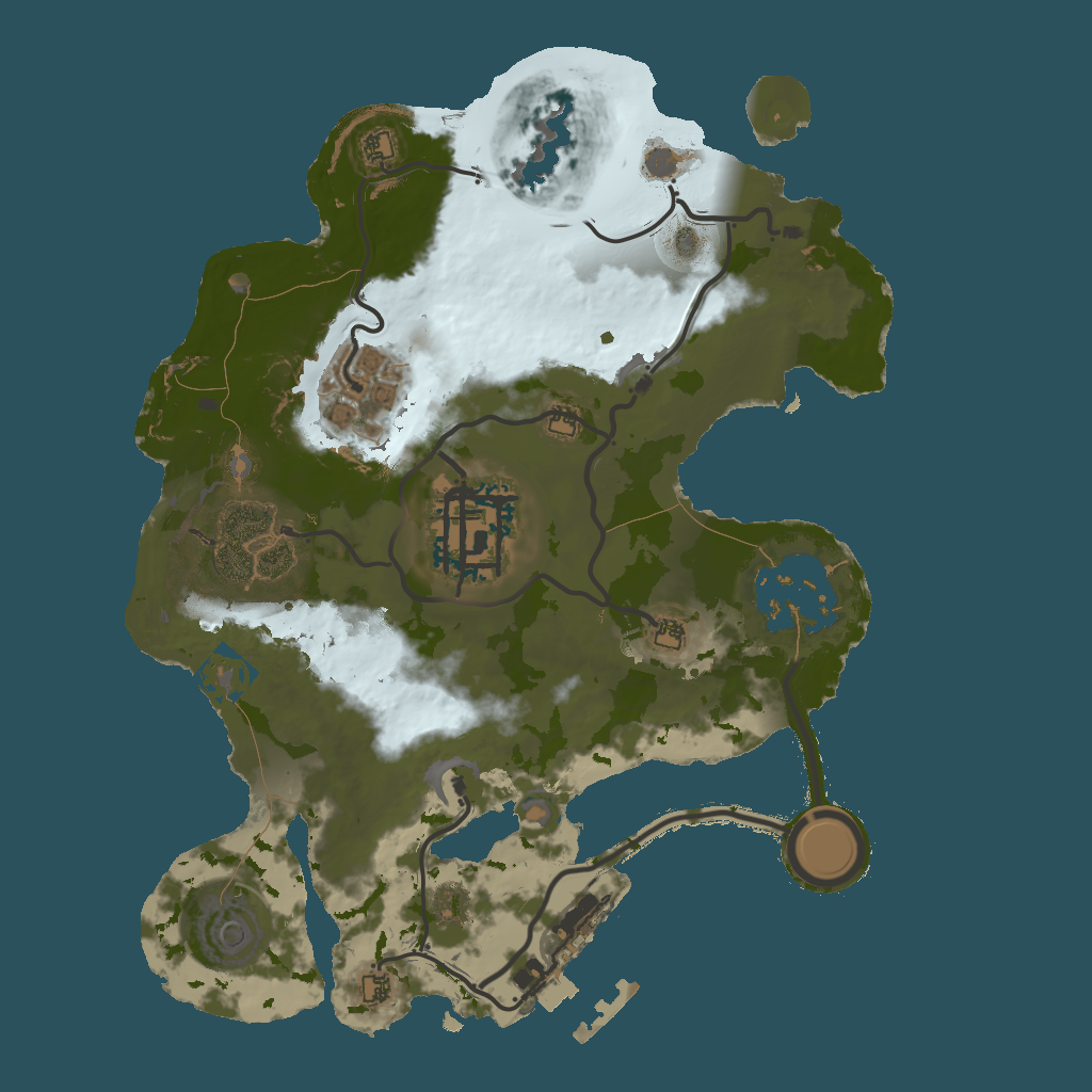 2D terrain preview of 
