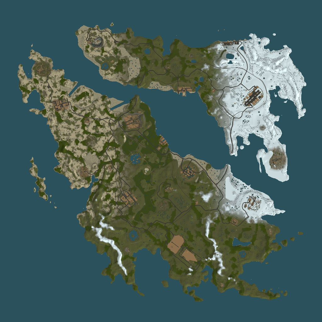 2D terrain preview of 