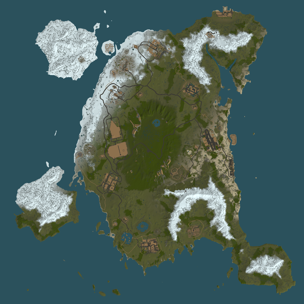 2D terrain preview of 