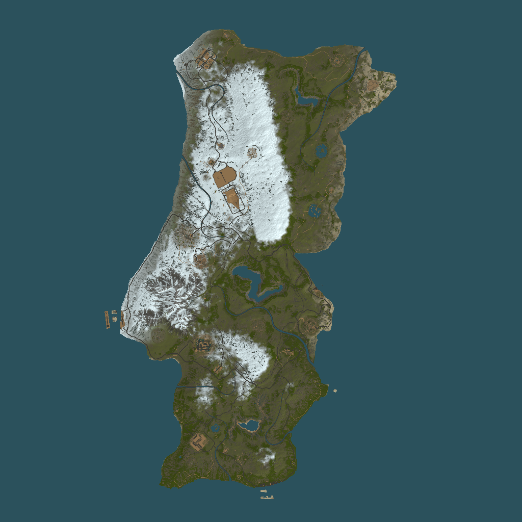 2D terrain preview of 