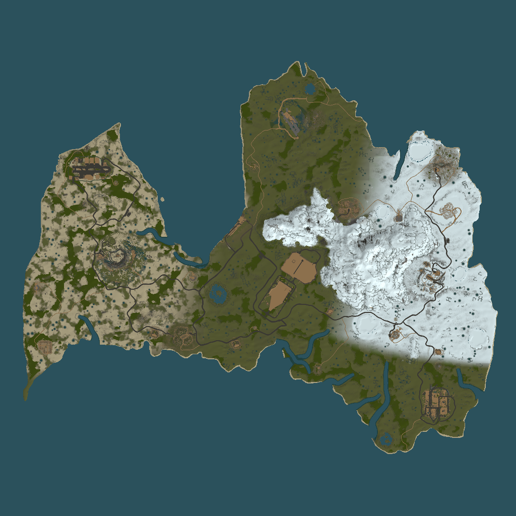 2D terrain preview of 