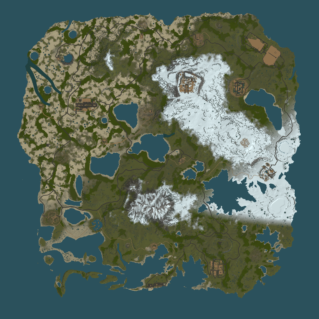 2D terrain preview of 