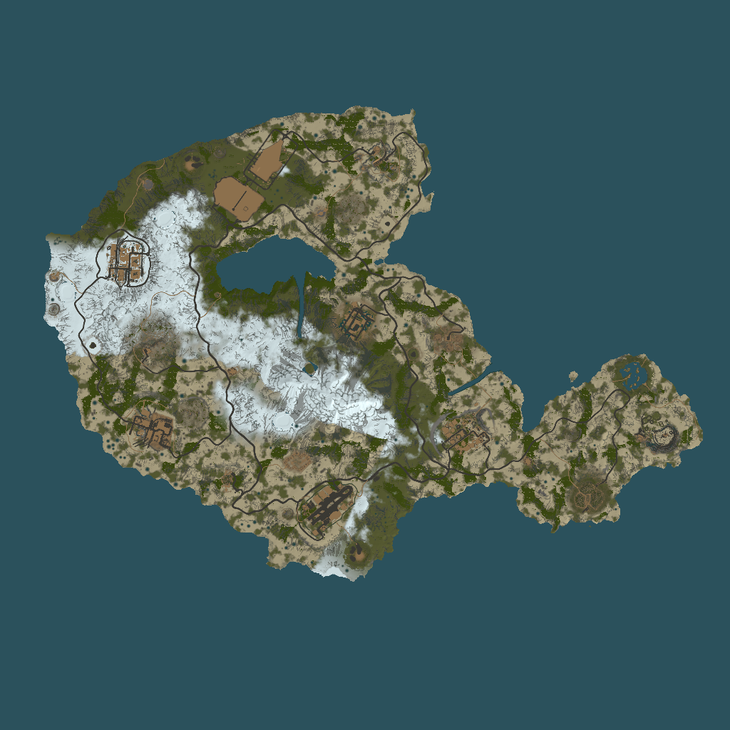 2D terrain preview of 