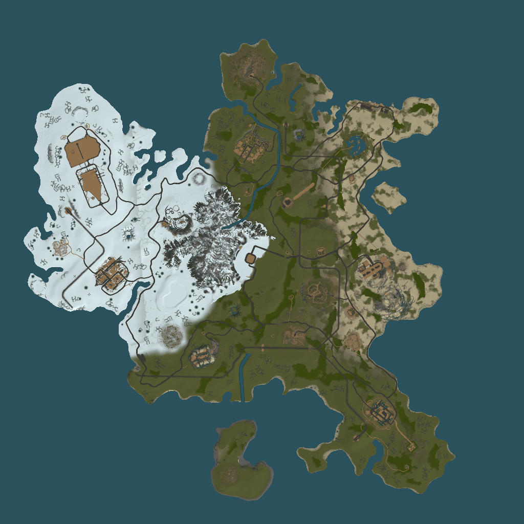 2D terrain preview of 