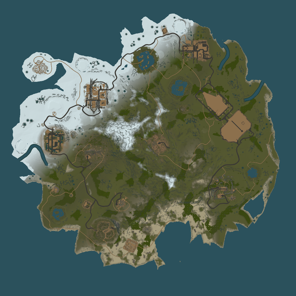 2D terrain preview of 