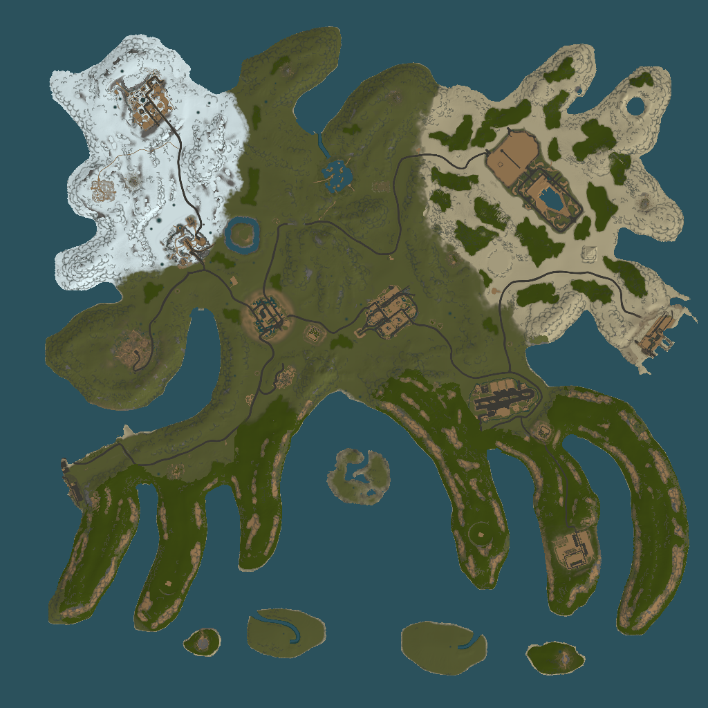2D terrain preview of 